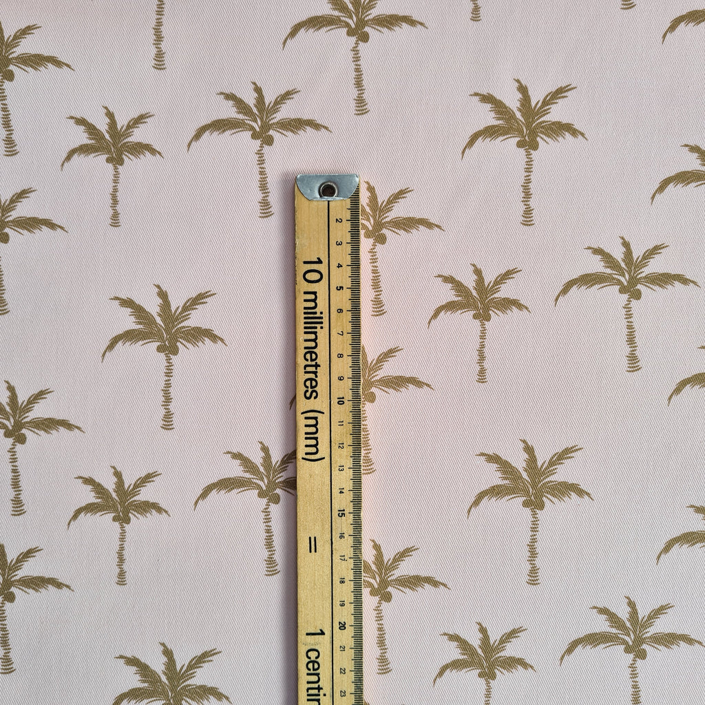 Palm Trees Pink Fabric