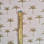 Palm Trees Pink Fabric