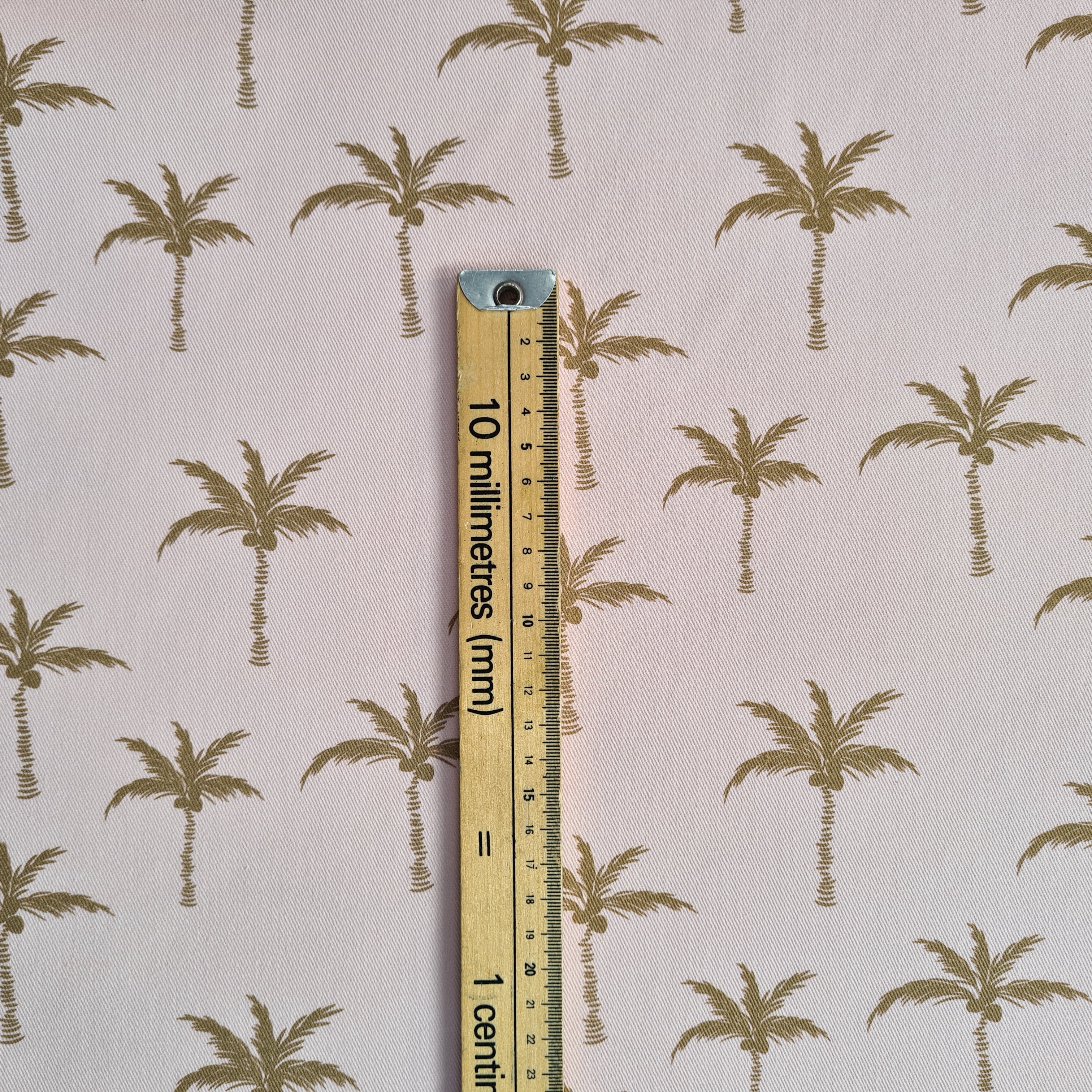 Palm Trees Pink Fabric