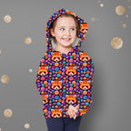 Panda Floral Blue Fabric