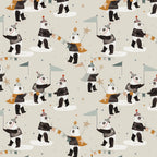 Panda Party Fabric