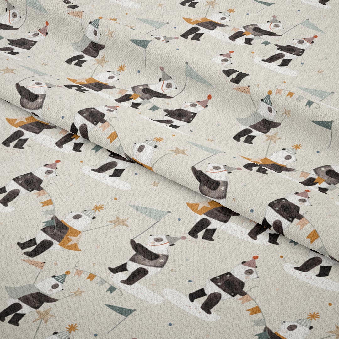 Panda Party Fabric