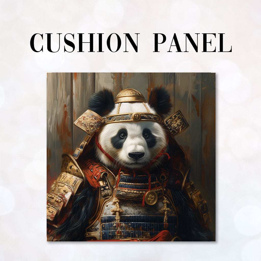 CUSHION Panel Panda Samurai CP-215