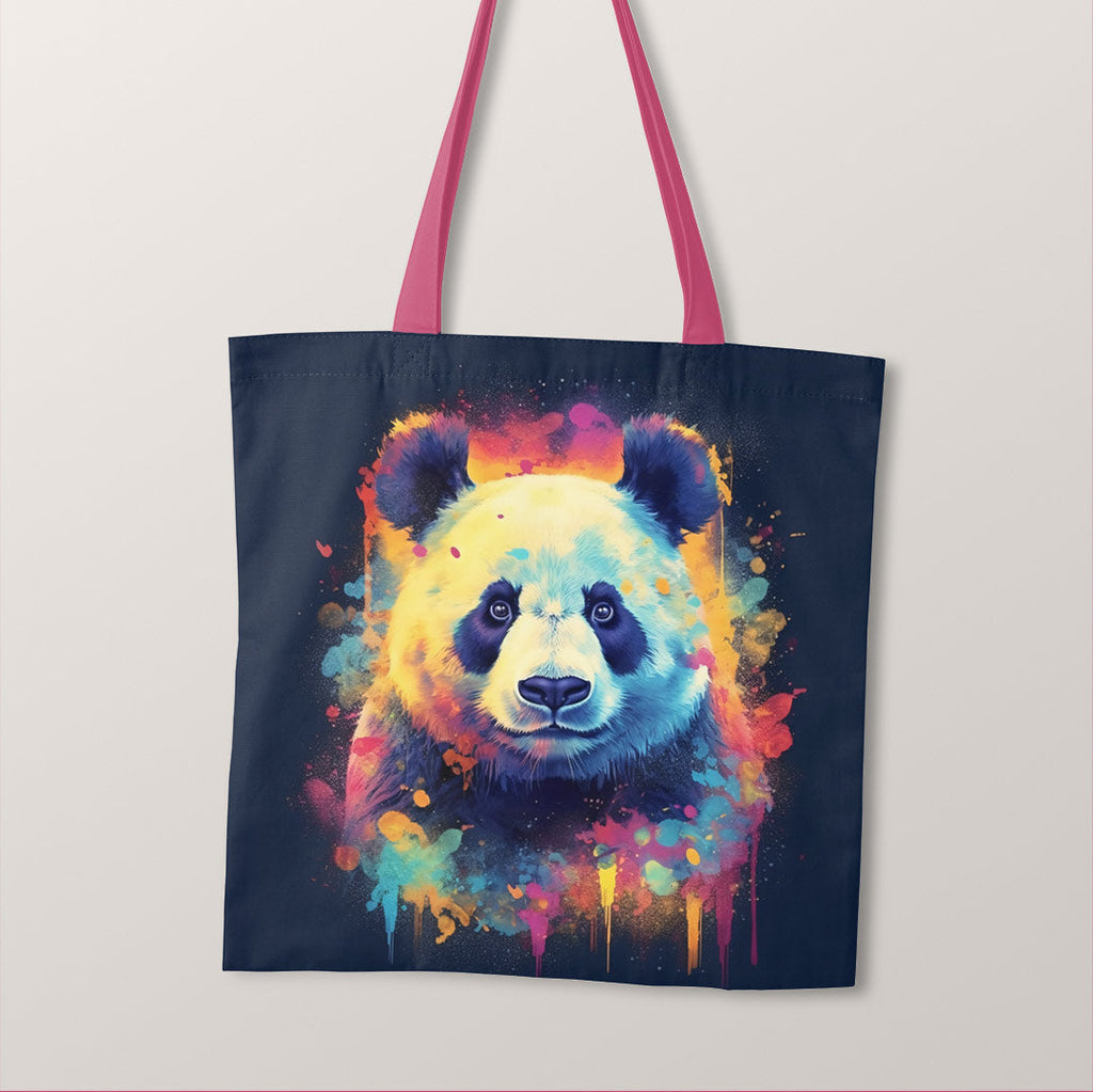 TOTE Panda Navy Fabric Bag Panel TP-191