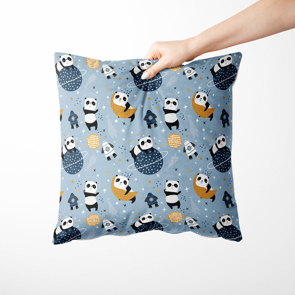Pandas In Space Fabric