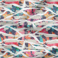 Paper Collage Patchwork Fabric