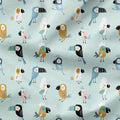 Parrots Mint Fabric