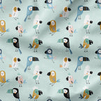 Parrots Mint Fabric