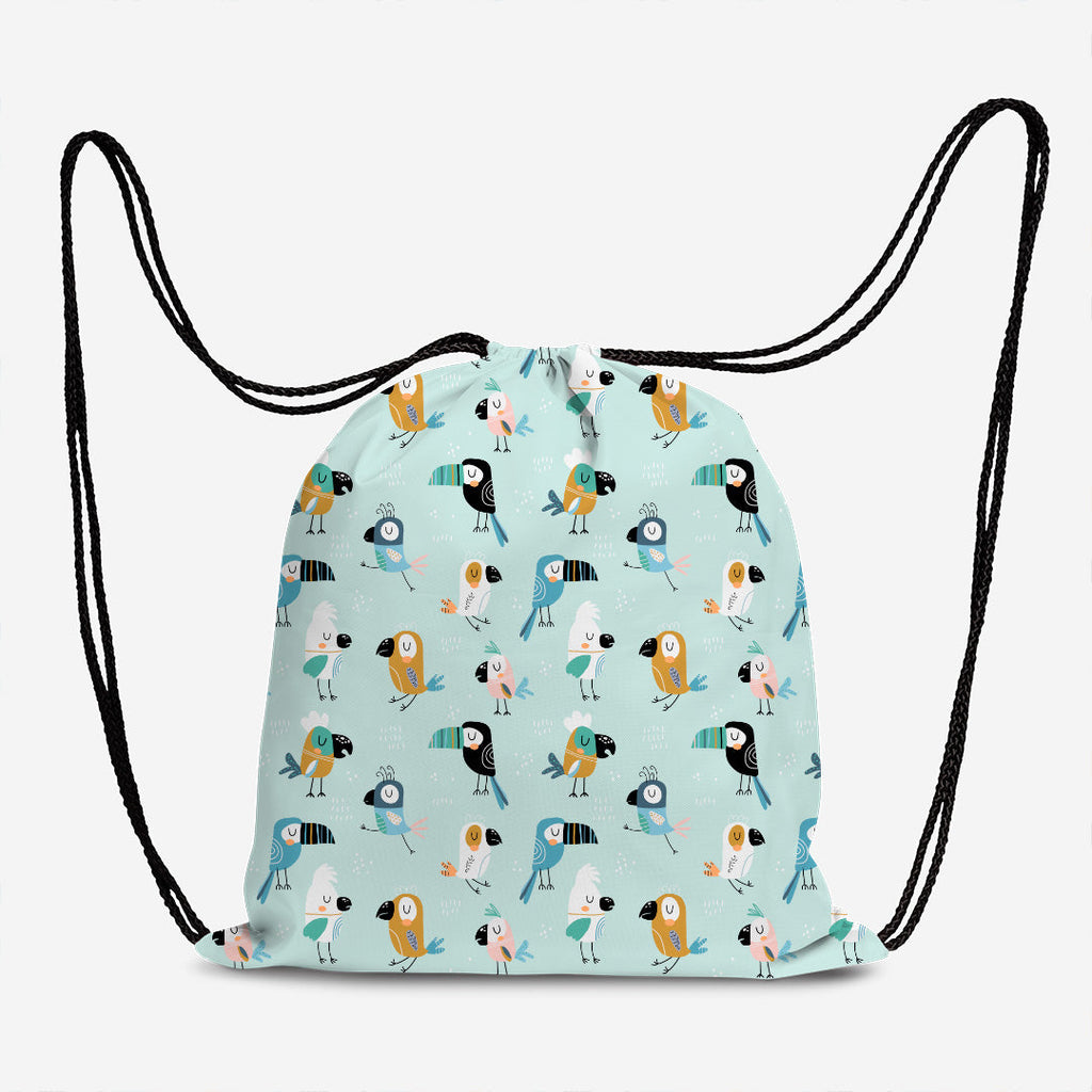 Parrots Mint Fabric