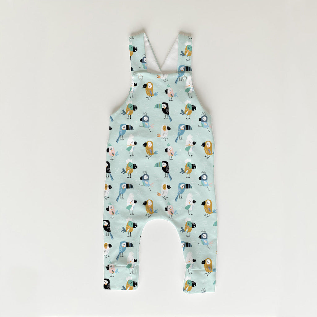 Parrots Mint Fabric