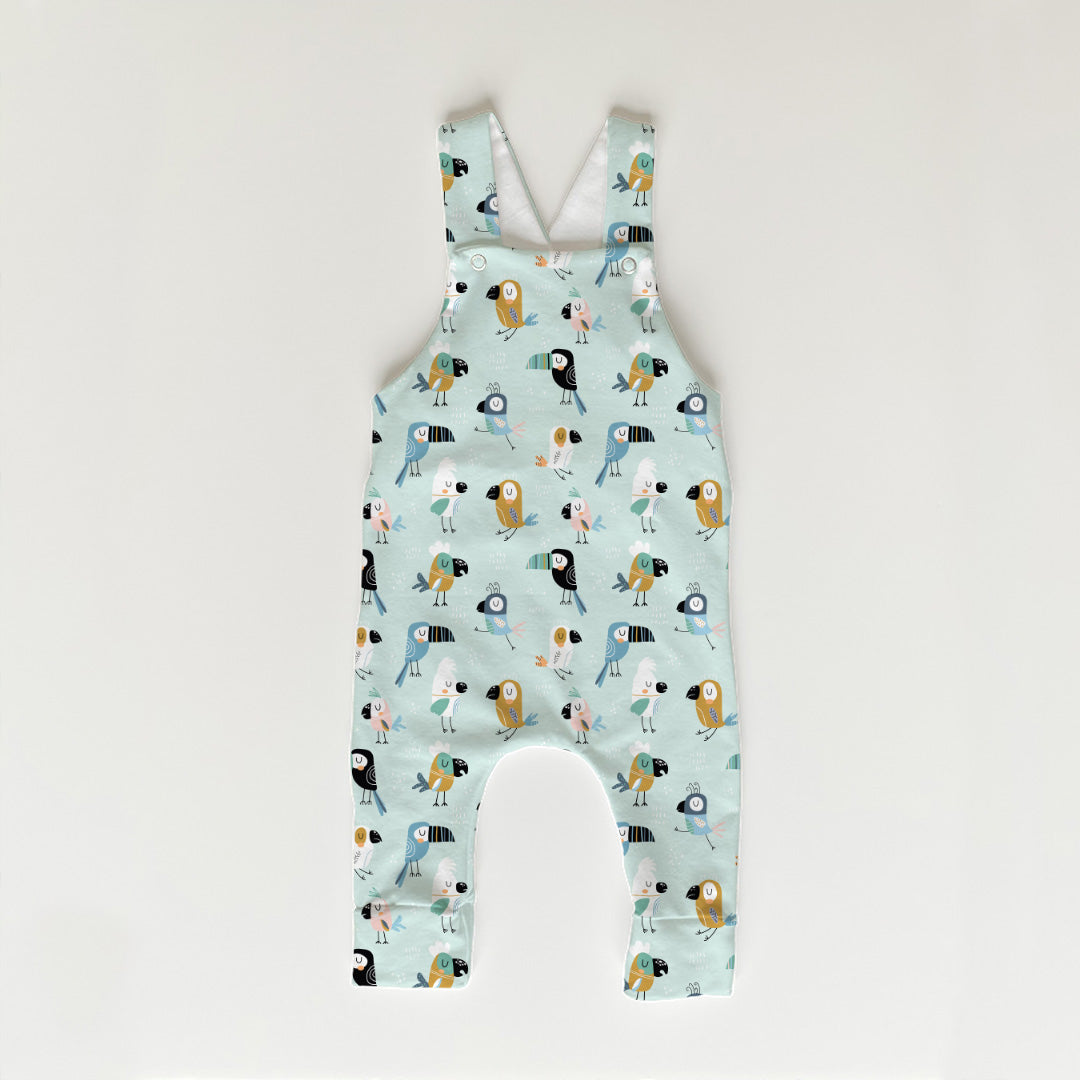Parrots Mint Fabric