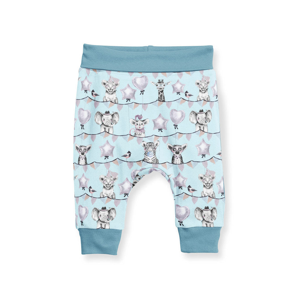 Party Animals Blue Fabric
