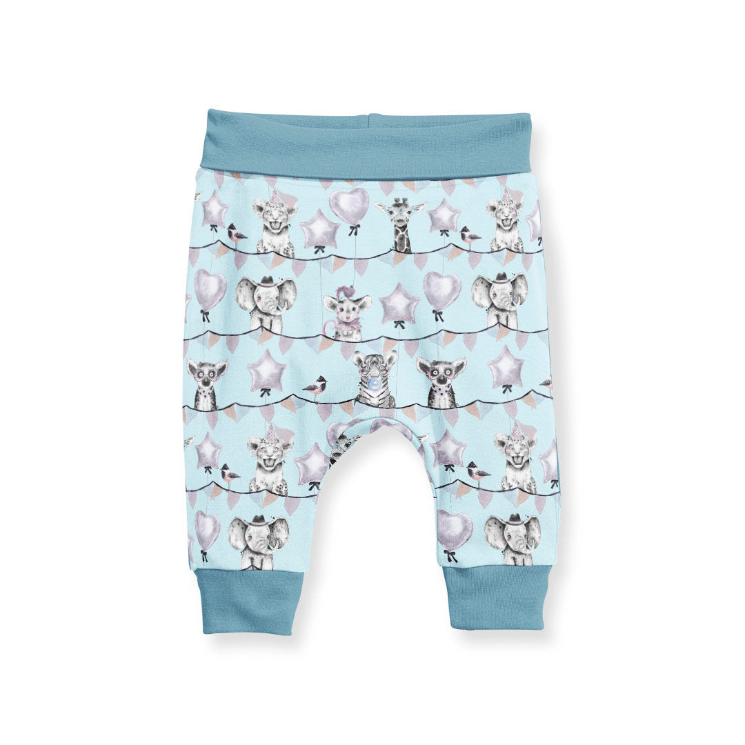 Party Animals Blue Fabric