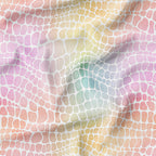 Pastel Alligator Fabric