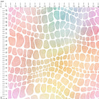 Pastel Alligator Fabric
