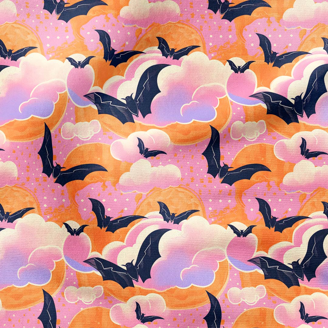 Pastel Bats Fabric