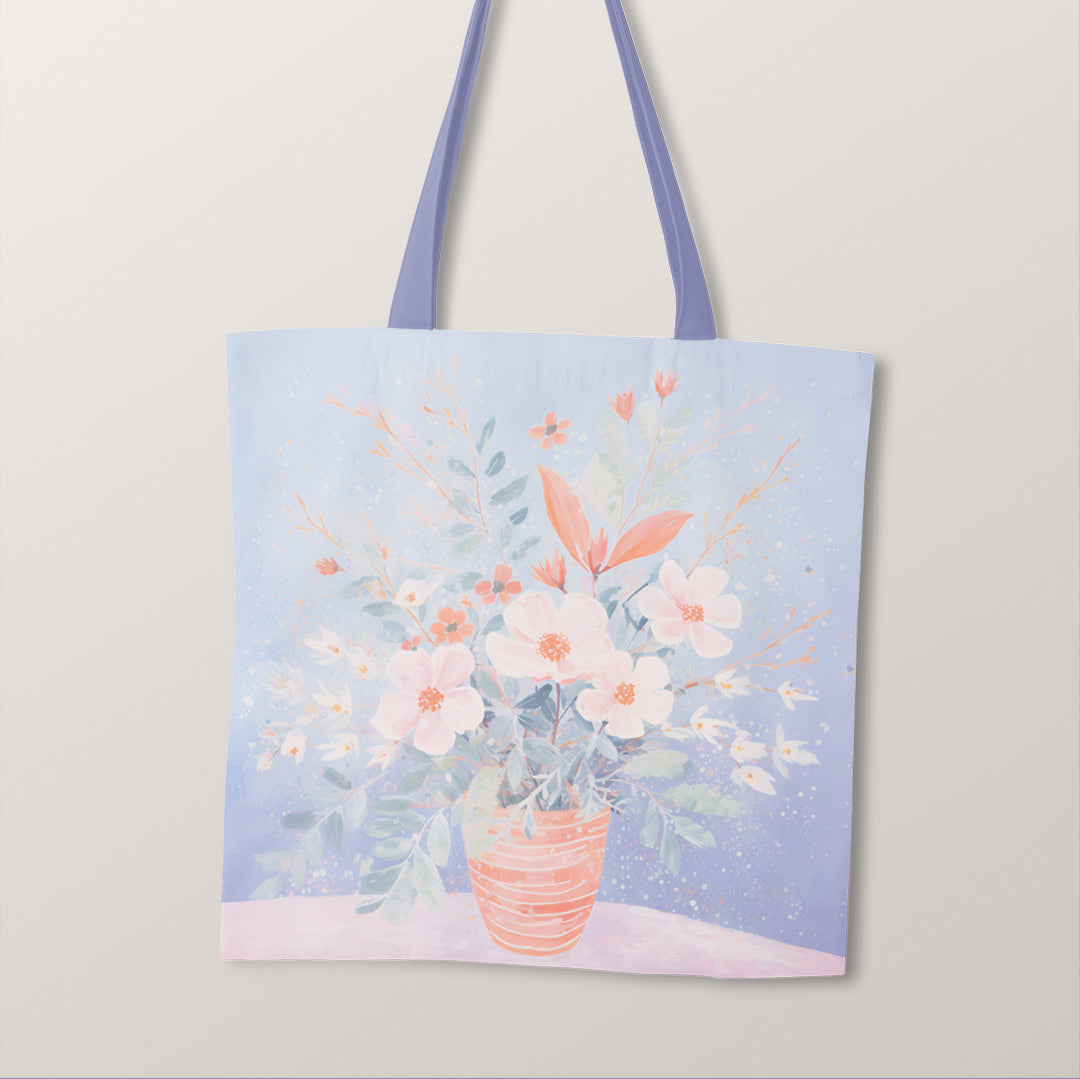TOTE Pastel Bouquet Fabric Bag Panel TP-175