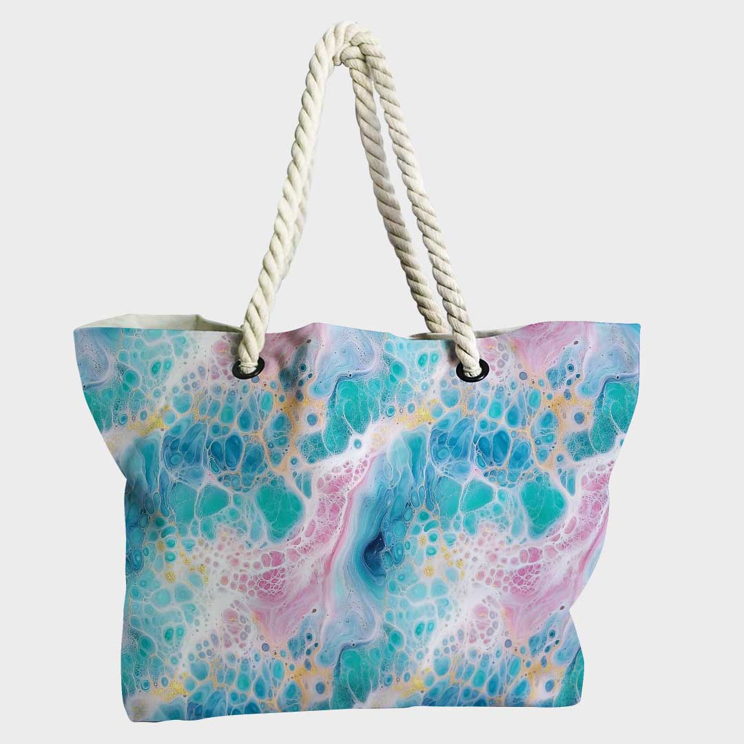 Pastel Cell Abstract Fabric