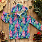 Pastel Christmas Trees Fabric