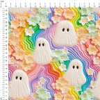 Pastel Ghosts Fabric