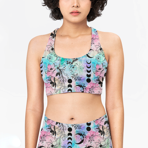 Celestial Floral Pastel Fabric