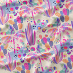 Pastel Palm Trees Fabric