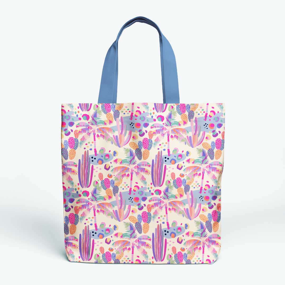 Pastel Palm Trees Fabric