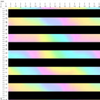 Pastel Poison Holo Stripes Fabric