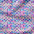 Pastel Mermaid Scales Fabric