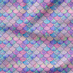 Pastel Mermaid Scales Fabric
