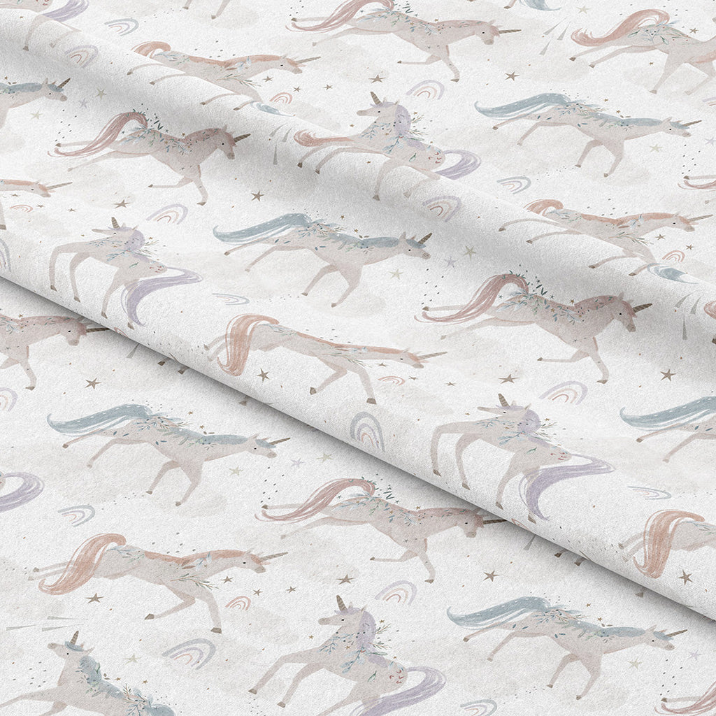 Pastel Unicorn Fabric
