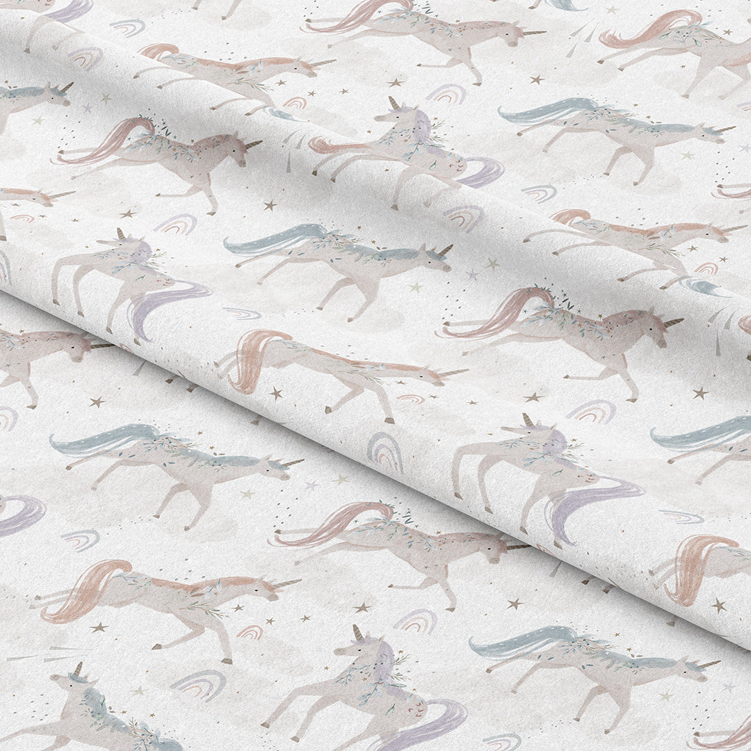 Pastel Unicorn Fabric