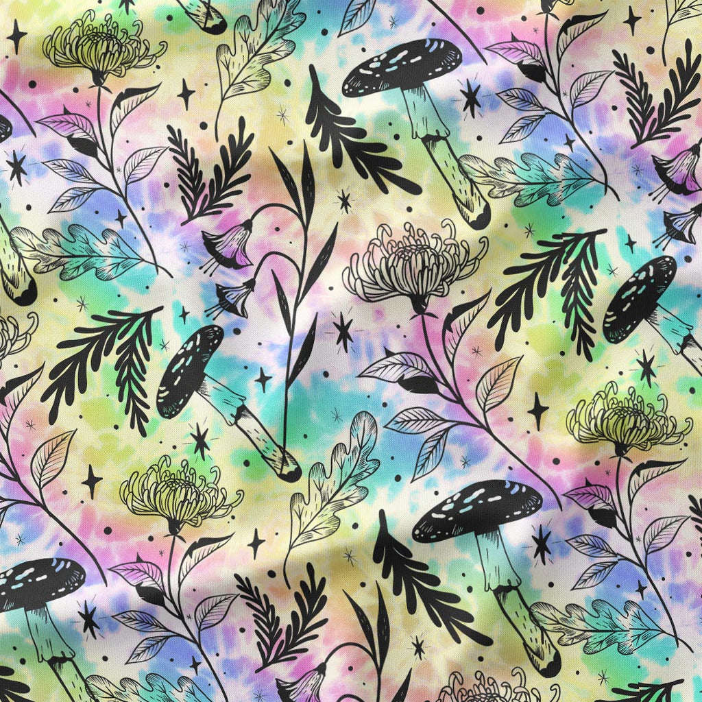 Pastel Holo Wildflowers Fabric