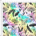 Pastel Holo Wildflowers Fabric