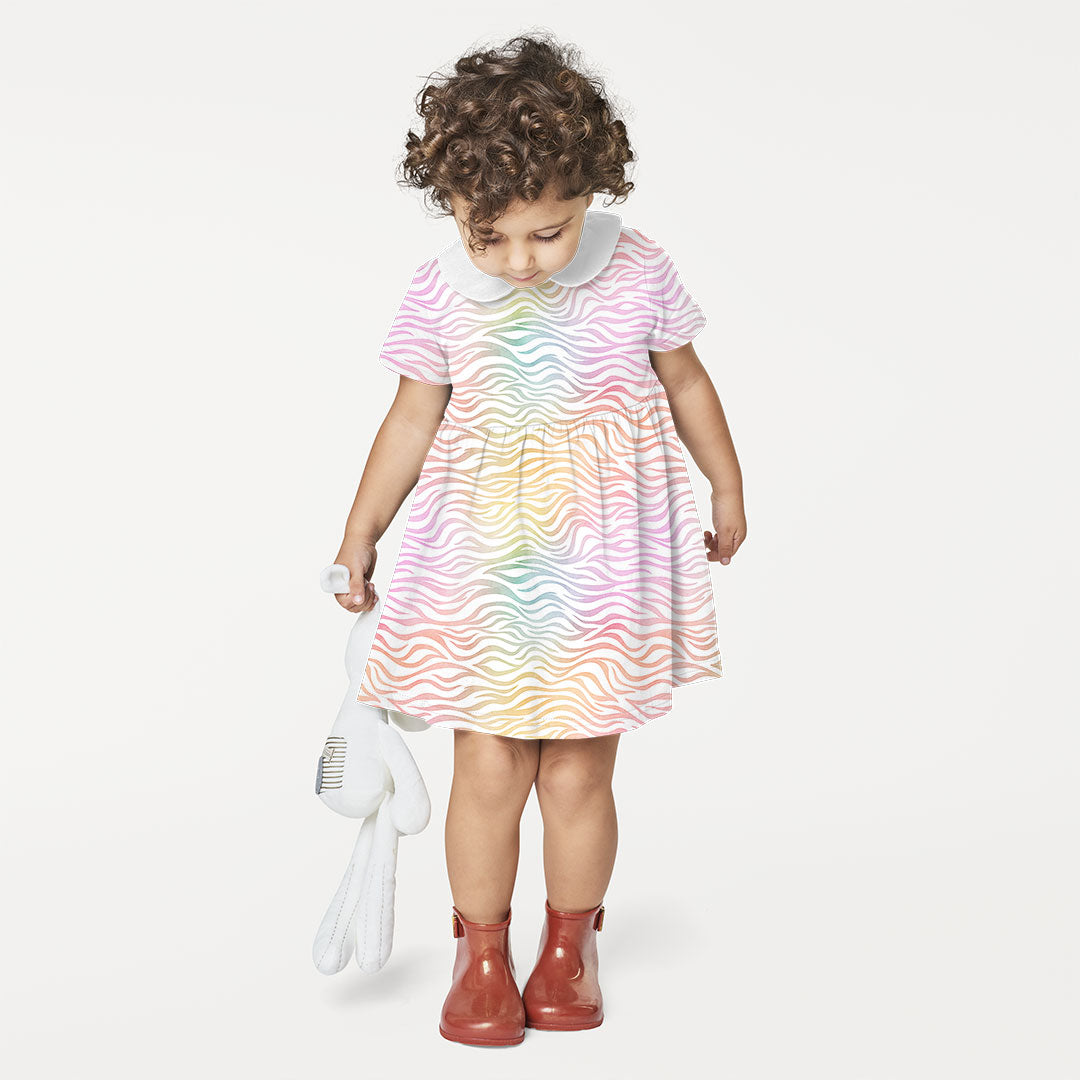 Pastel Zebra Fabric