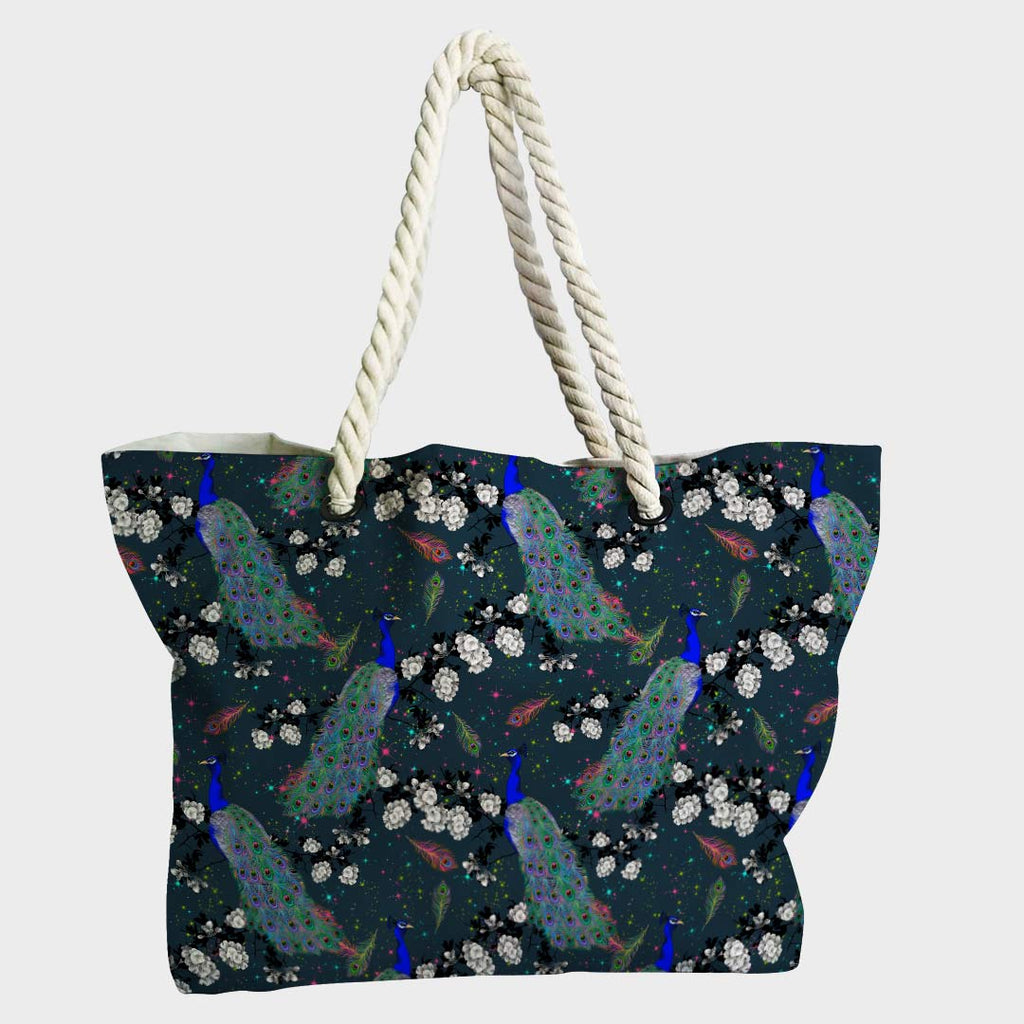 Peacocks Blue Fabric