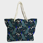 Peacocks Blue Fabric