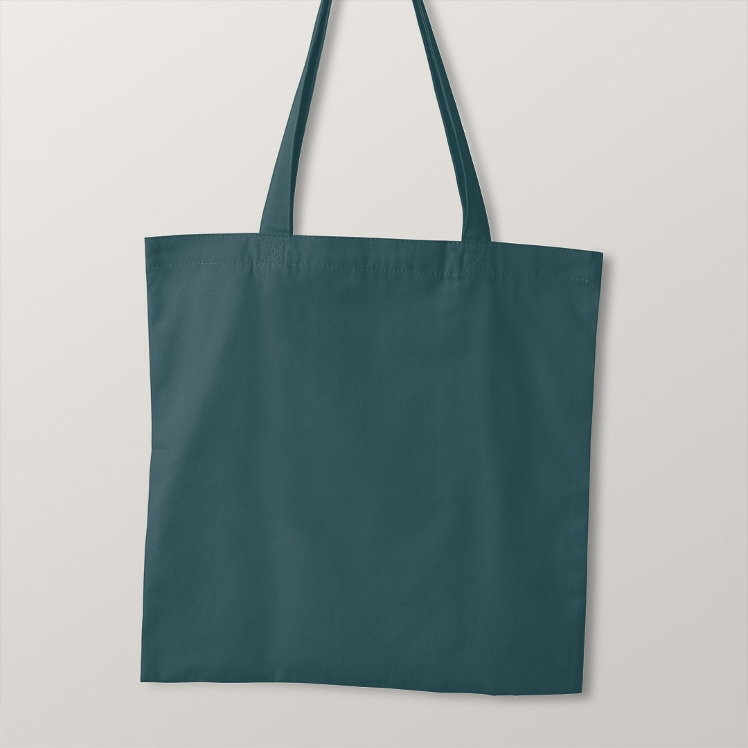 TOTE CO-ORD Peacock Painting Fabric Bag Panel