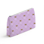 Personalised Royal Initials Purple Fabric