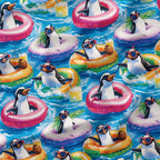 Penguins Pool Party Fabric