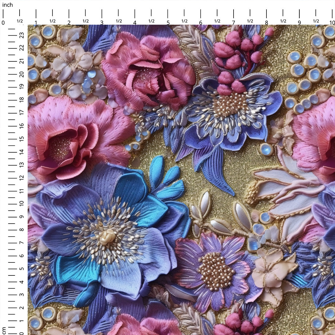 Perla Embroidery Fabric