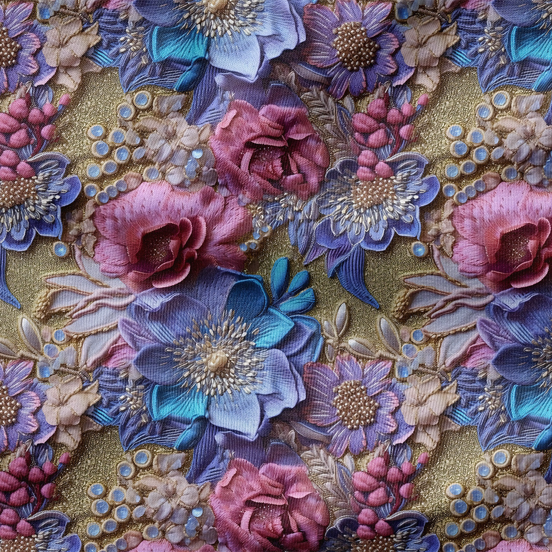 Perla Embroidery Fabric