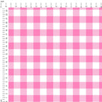 Pink Check Persian Fabric