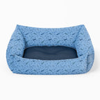 Personalised Dog Blue Fabric