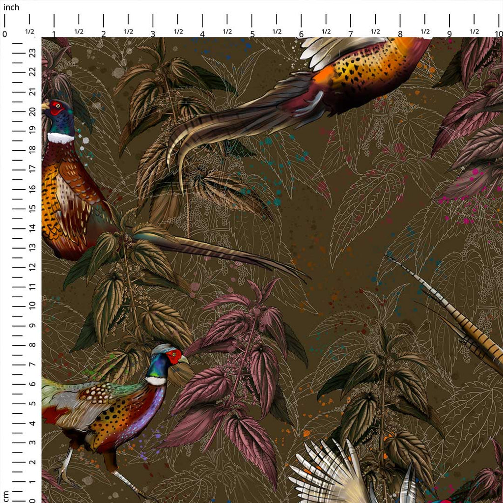 Pheasants Fabric
