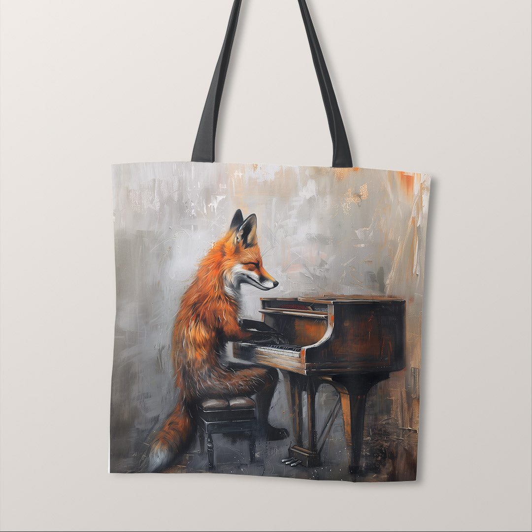 TOTE Piano Fox Fabric Bag Panel TP-353