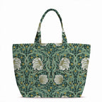 Flower Vines Green Fabric