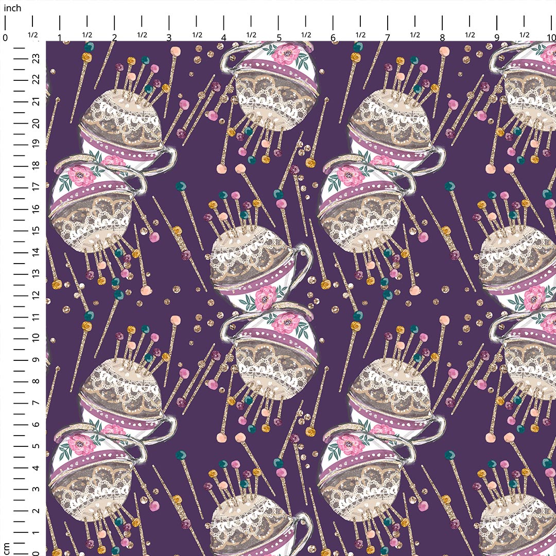 Sewing Couture Pincushion Cups Fabric