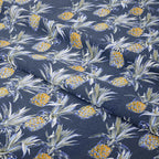 Pineapple Navy Fabric