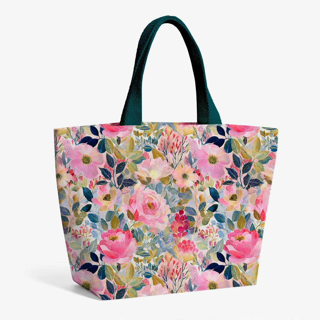 Pink Blooms Floral Fabric